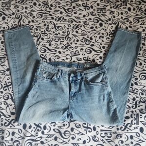 GAP Women's Classic Blue Straight Leg Jeans